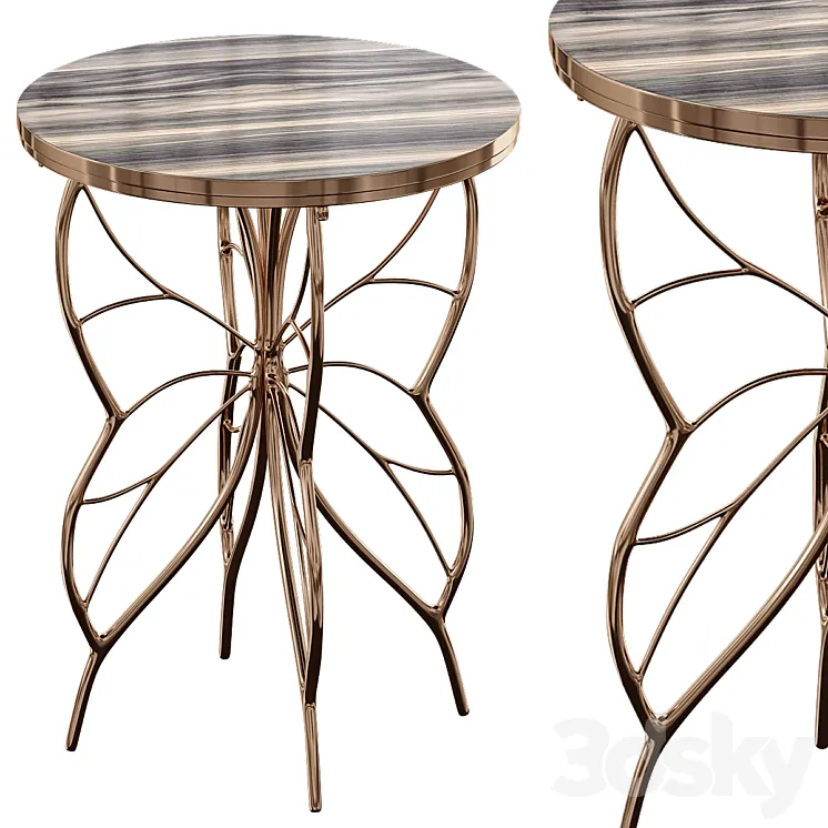 RKY Tavolino del Divano Tavolo Rotondo 3D Model Free