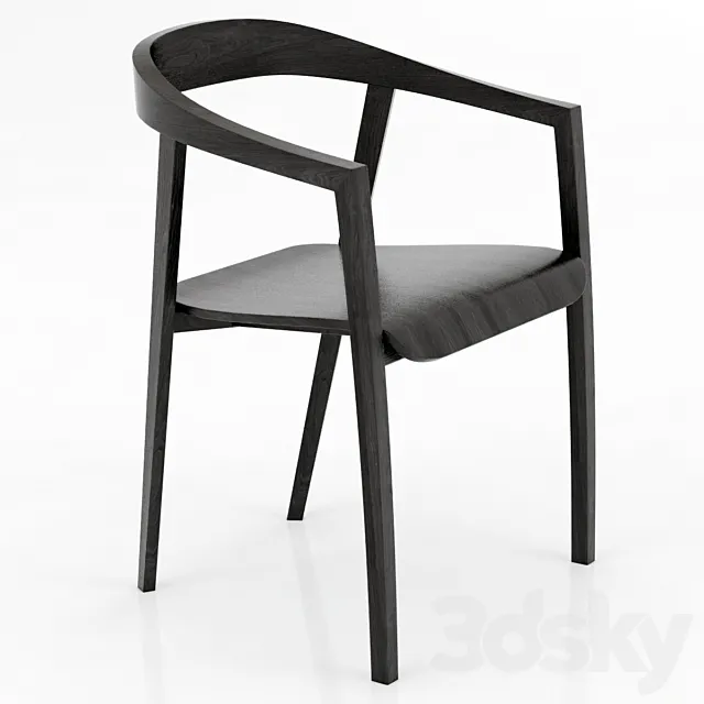 RO-CHAIR-WOOD by Zilio Aldo 3D Model