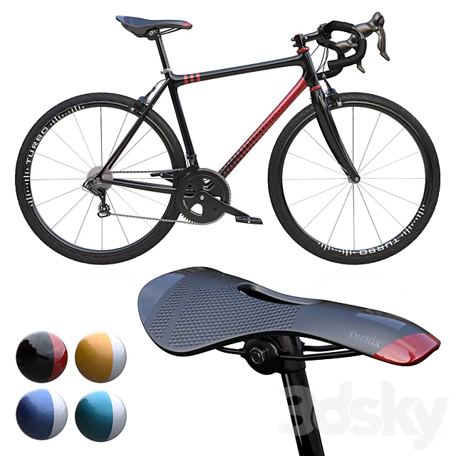 Road Bike 3D Model
