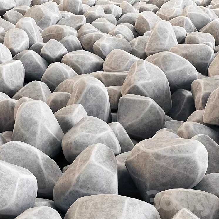 Road pebble 3D Model