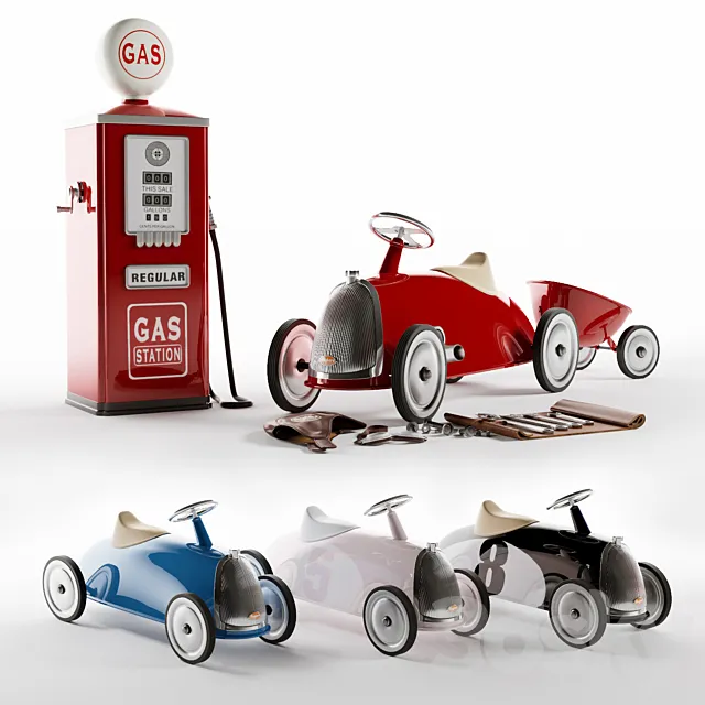 Roadster Scoot Baghera 3D Model