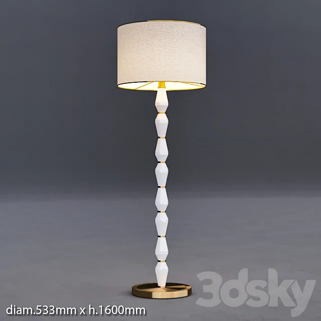 Roar + Rabbit Faceted Glass Floor Lamp Free Download