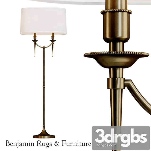 Robert Abbey Cedric Floor Lamp 3 3D Model Free