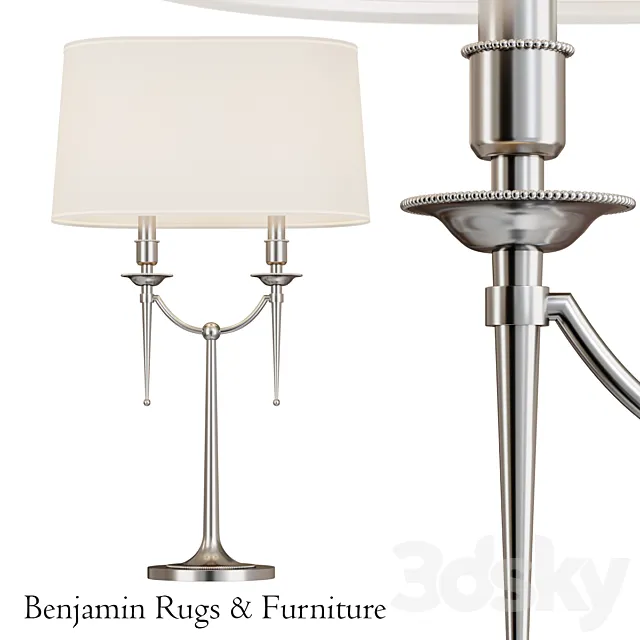 Robert Abbey Cedric Table Lamp.2 3DModel
