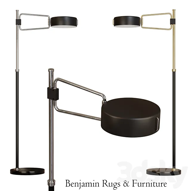 Robert Abbey Simon 1 Bulb Floor Lamp. 3D Model