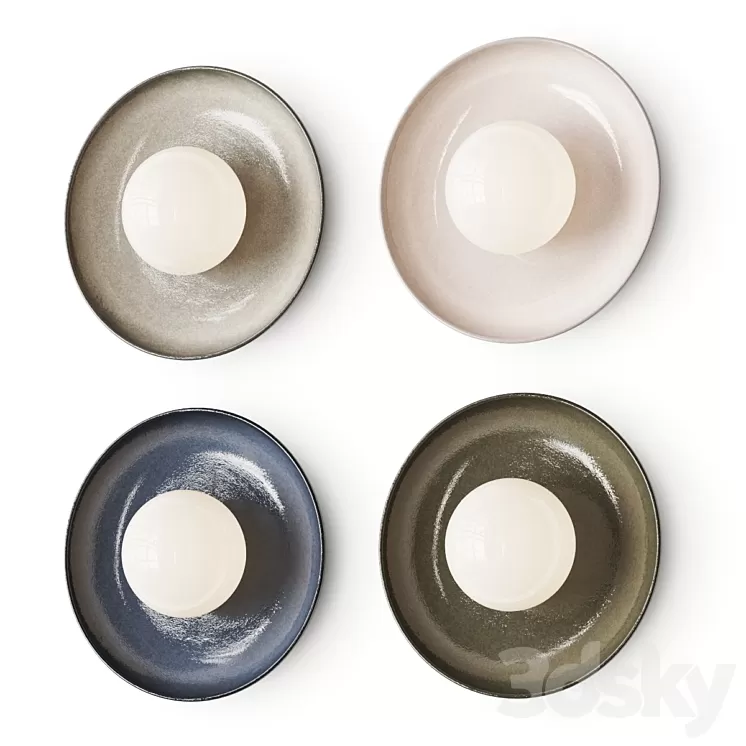 Robert Gordon Dish Wall Lamp 3D Model