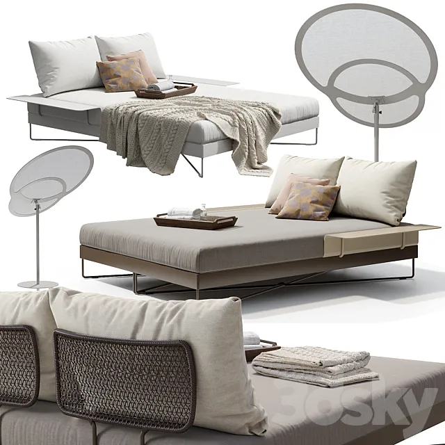 ROBERTI CORAL REEF 9805 Day-bed 3DModel