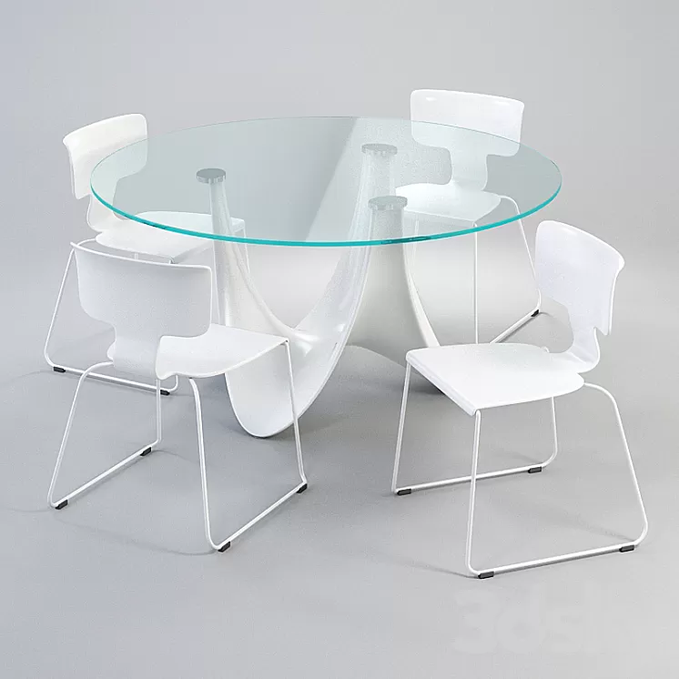 ROBERTI Coral Reef furniture set 3D Model