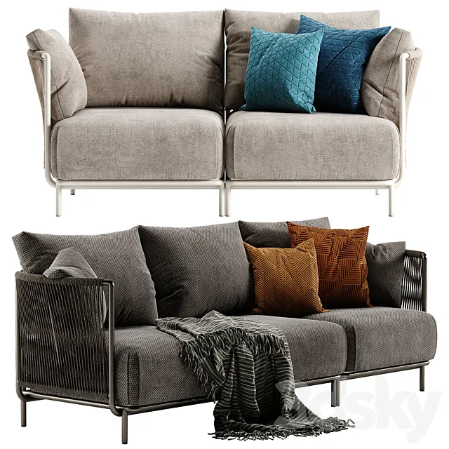 Roberti queen sofa 3DModel