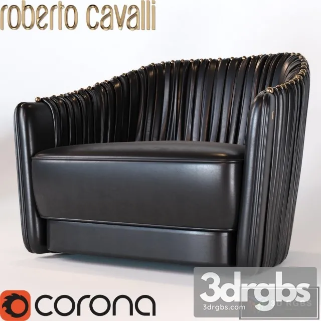 Roberto Cavalli Armchair 3D Model Free