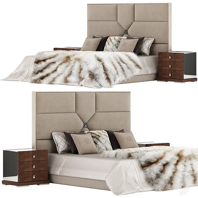 Roberto Cavalli Springs Bed Amb-1 3D Model