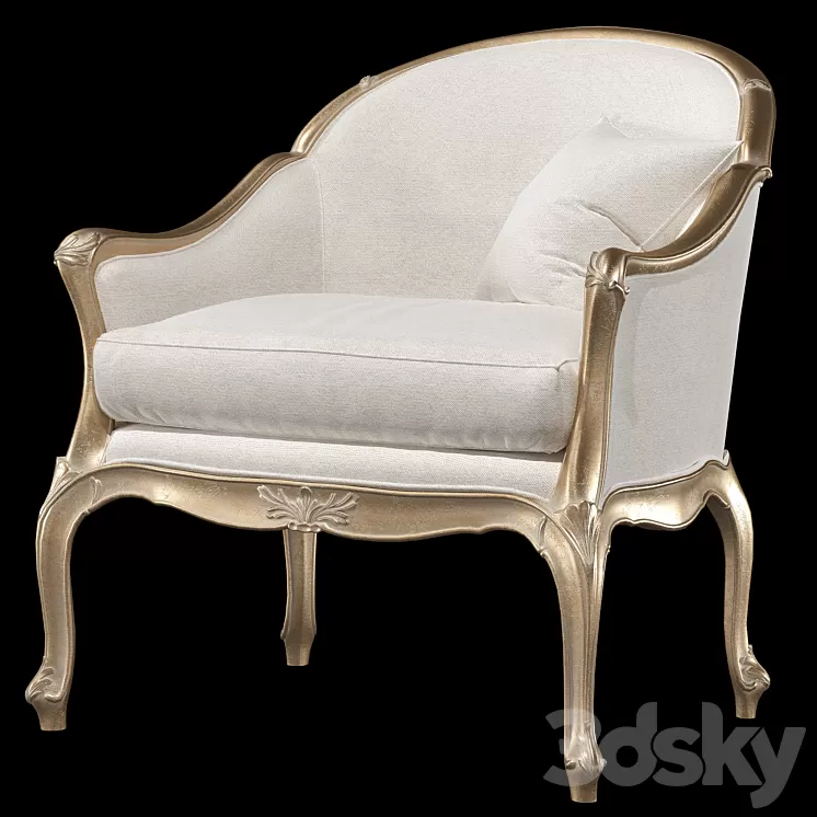 Roberto giovannini armchair art 1225 3D Model Free