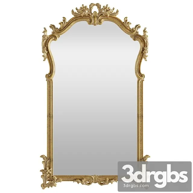Roberto Giovannini Art 1332 18th Century French Style Giltwood Classical Mirror Frame 3D Model Free
