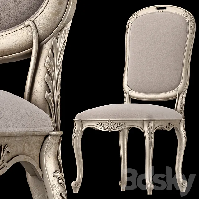 roberto giovannini chair art 1232 3D Model