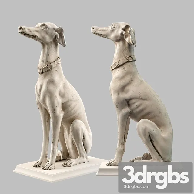 Roberto giovannini gray hound lowpoly 3D Model Free