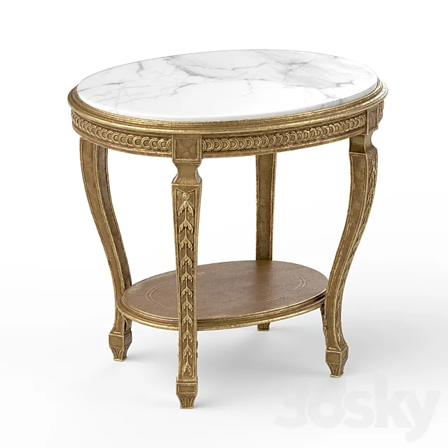 Roberto Giovannini Side Table 1416 3D Model