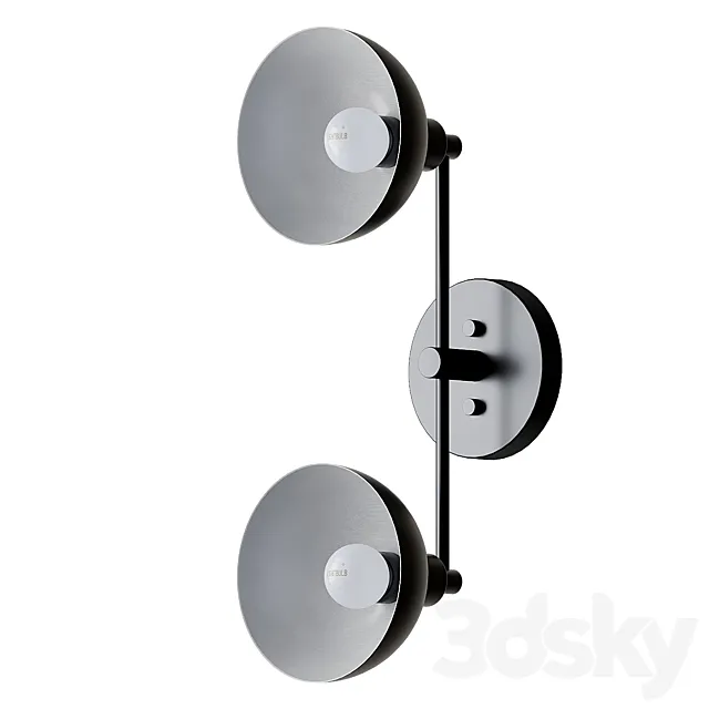 Robo Double Sconce Light from Inscapes Design 3D Model