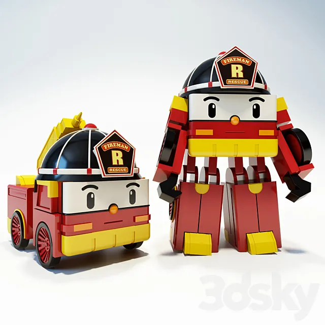 Robocar Poly - Roy 3DModel