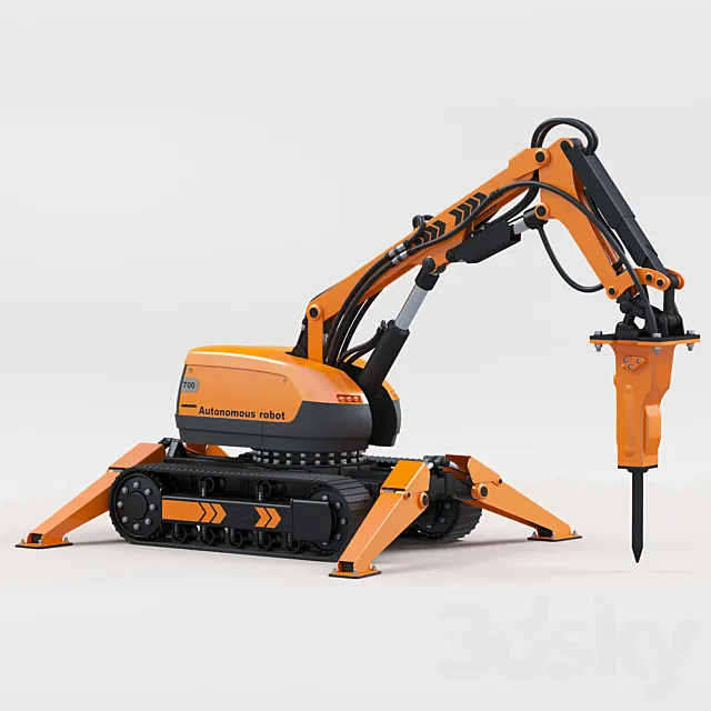 Robotic arm 3D Model