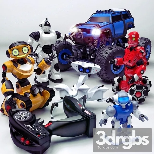 Robots Toy Child 3D Model Free