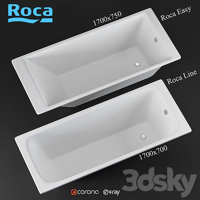 Roca Easy + Line 3D Model