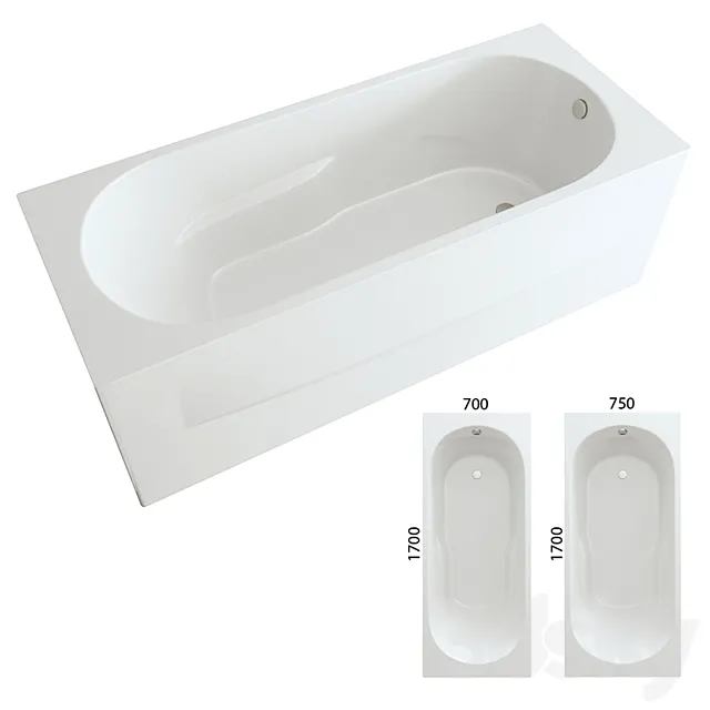 Roca Genova N 1700x700 1700x750 3D Model