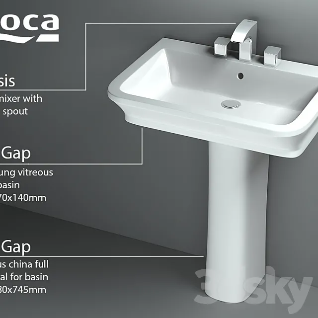 Roca. The Gap Serie 3DModel