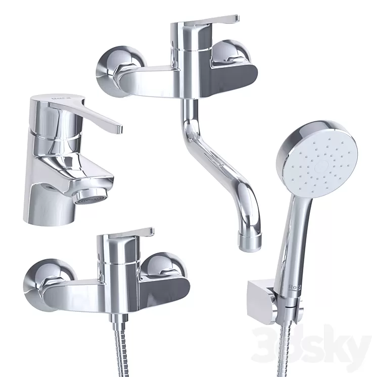 Roca Victoria Mixers with Medical Handle 3D Model