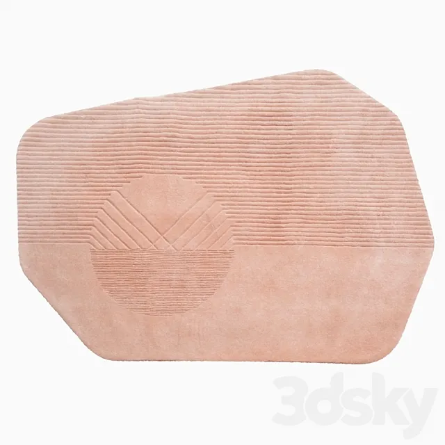 Roche Bobois Astre Rug 3D Model