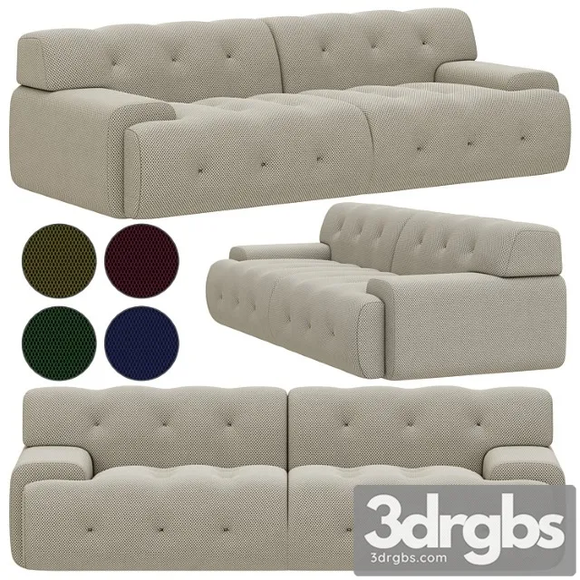 Roche Bobois Blogger 3 Large 3 Seat Sofa 3D Model Free
