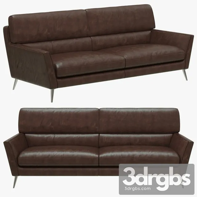Roche Bobois  Cade Large 3 Seat Sofa 3D Model Free