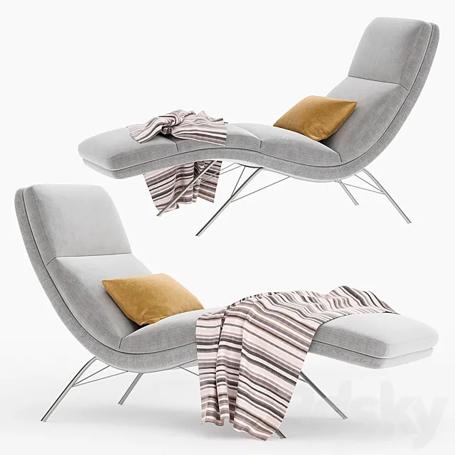 Roche Bobois Calibri lounge chair 3DModel