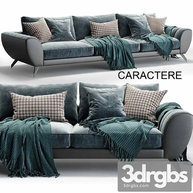 Roche Bobois Caractere Sacha Lakic 3D Model Free