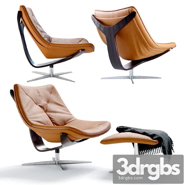 Roche bobois dolphin armchair 3D Model Free