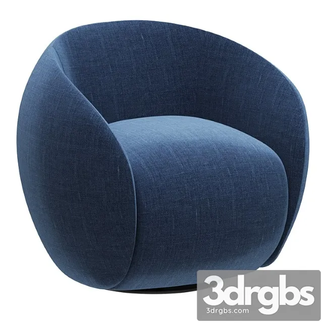 Roche bobois dot armchair 2 3D Model Free