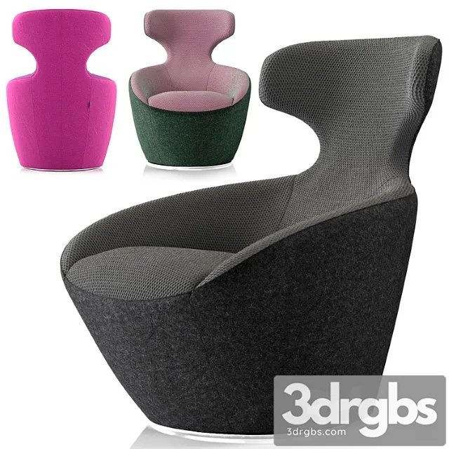 Roche bobois edito lounge armchair