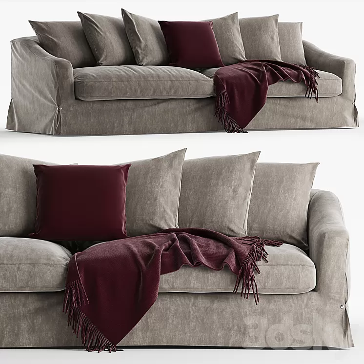 Roche Bobois Fayence Sofa 3D Model