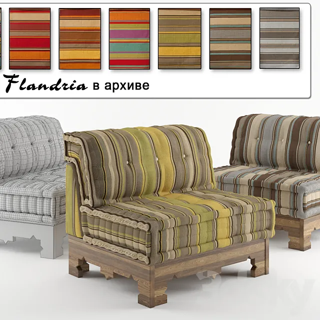 Roche Bobois + Flandria 3D Model