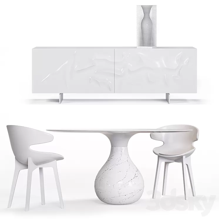 Roche Bobois. Furniture set 3D Model