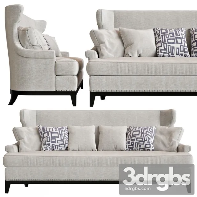 Roche Bobois Garda Decor Sofa 3D Model Free