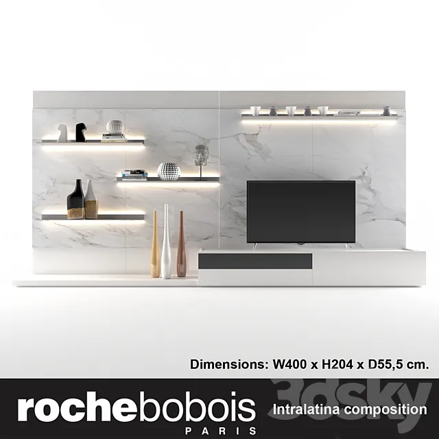 Roche Bobois Intralatina composition 3D Model