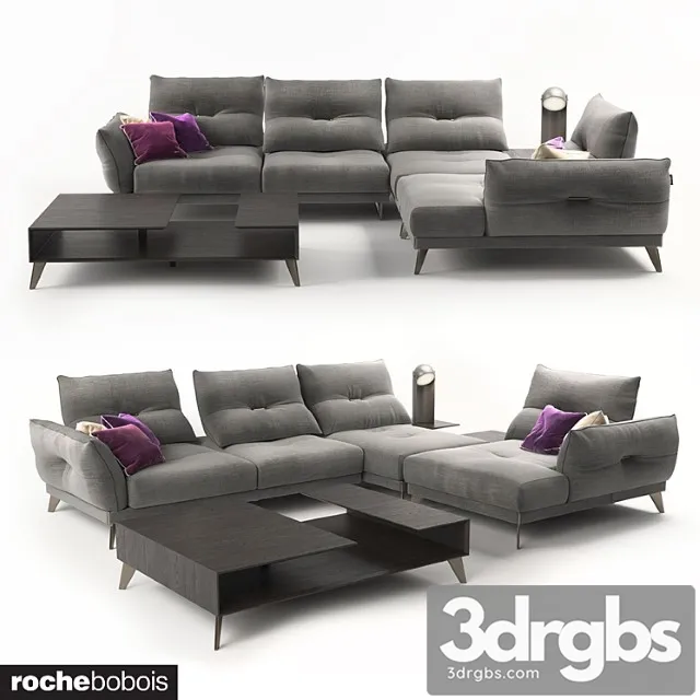 Roche bobois itineraire corner composition 2 3D Model Free