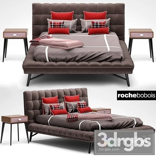 Roche Bobois Lit Bed 02 3D Model Free