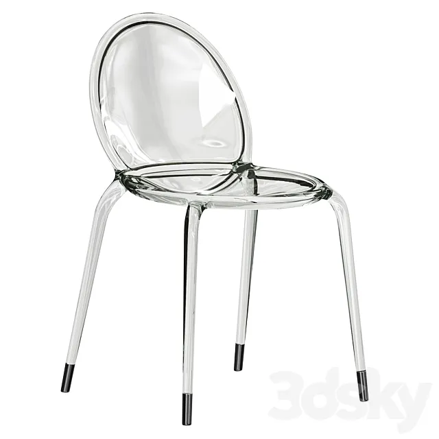 Roche Bobois Loop chair crystal 3D Model