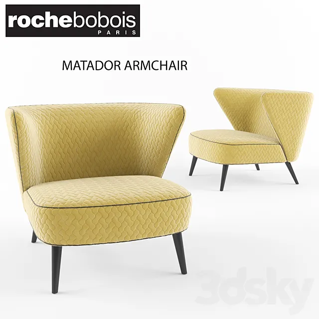 Roche Bobois Matador Armchair 3D Model
