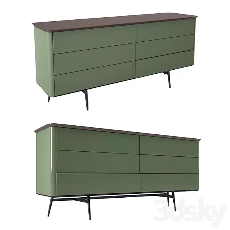 Roche Bobois Octet Dresser 3D Model