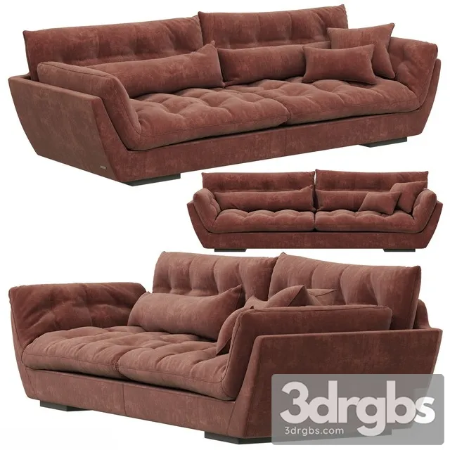 Roche Bobois Originel Large 4 seat sofa 3D Model Free