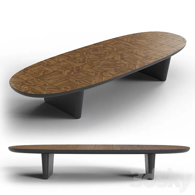 Roche Bobois Patchwork cocktail table 3D Model