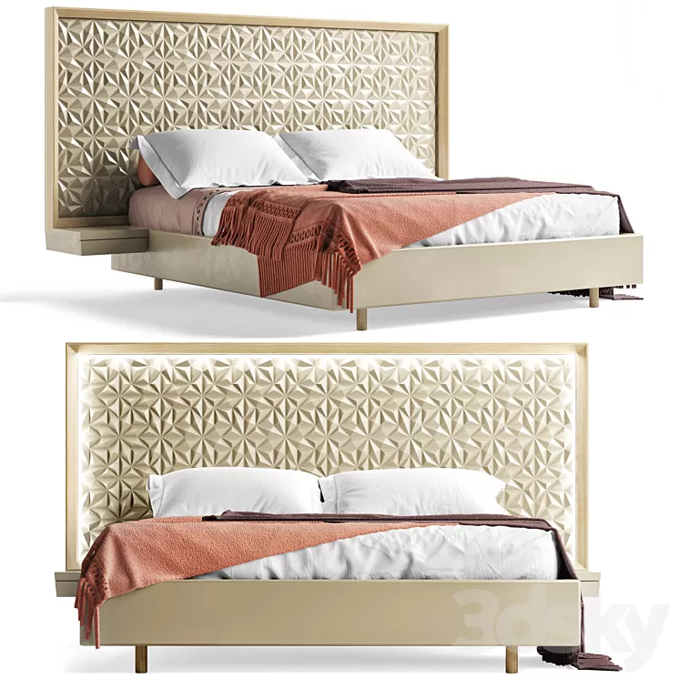 Roche Bobois Rosace Bed 3D Model