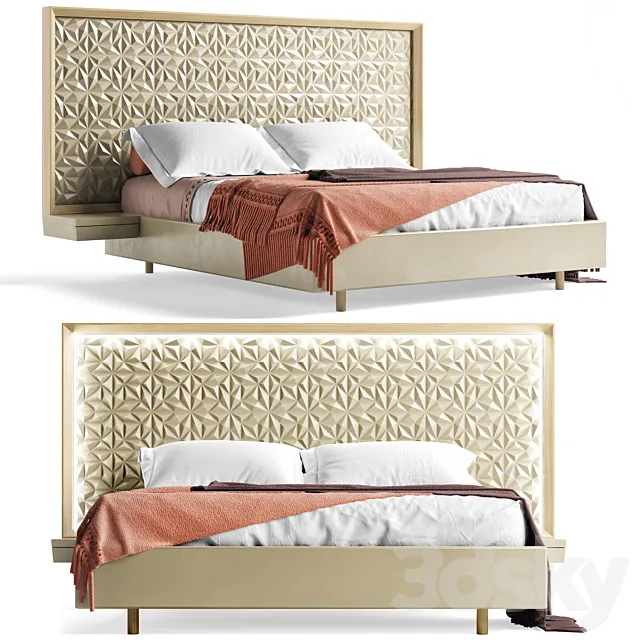 Roche Bobois Rosace Bed 3DModel